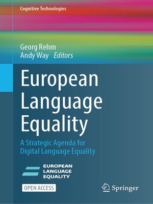 cover image of European Language Equality